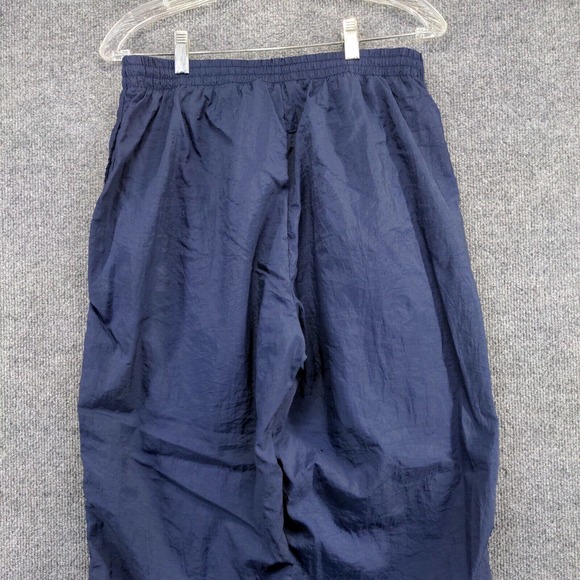 Reebok Men's Windbreaker Jogger Track Pants Blue Large Drawstring Waist Vintage - Picture 7 of 12
